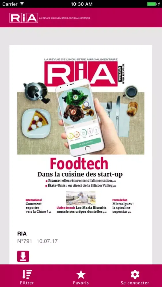 Screenshot di RIA Kiosque