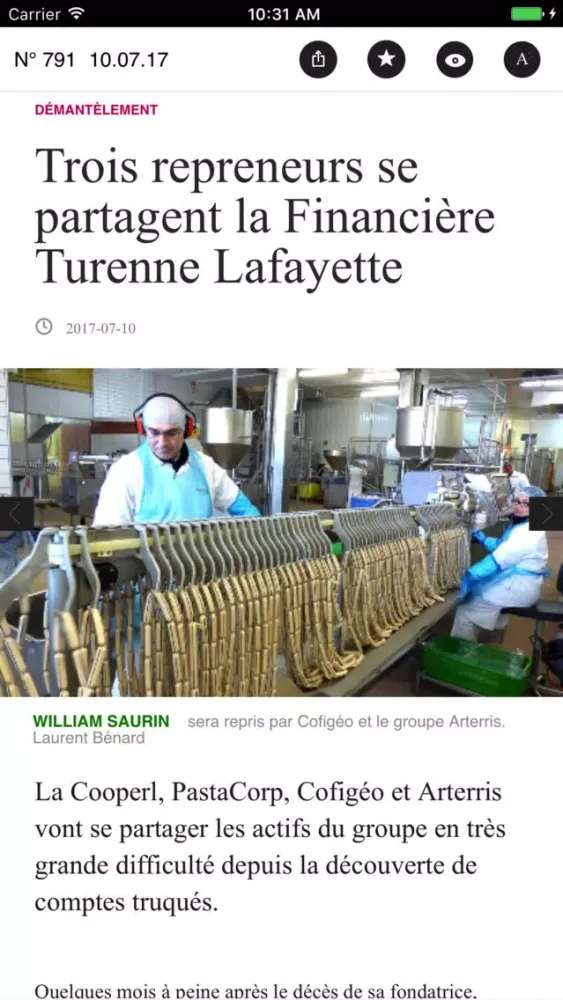 Screenshot di RIA Kiosque