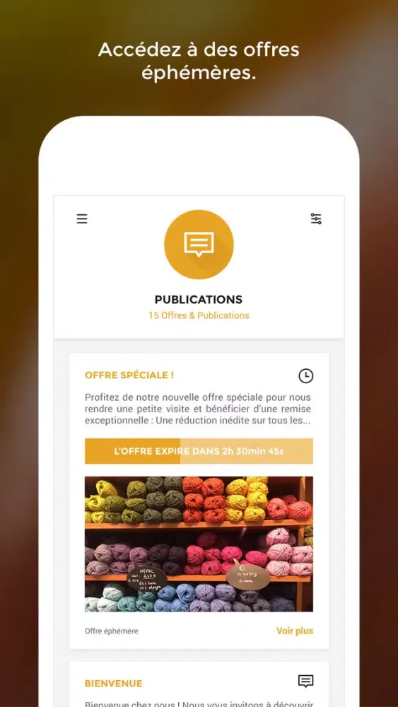 Capturas de tela do Mailles Shop Vichy