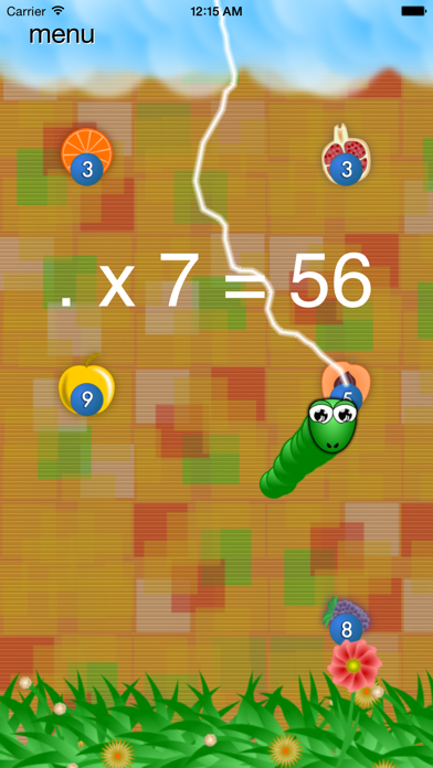 Screenshot di MathSnake