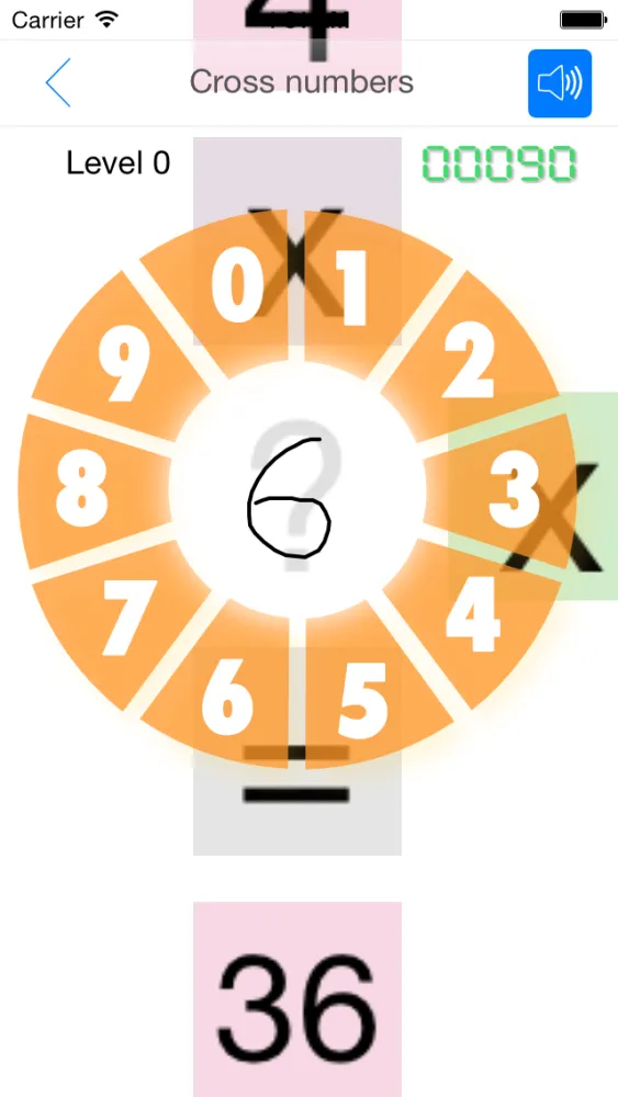 Ảnh chụp màn hình của Cross Number for children
