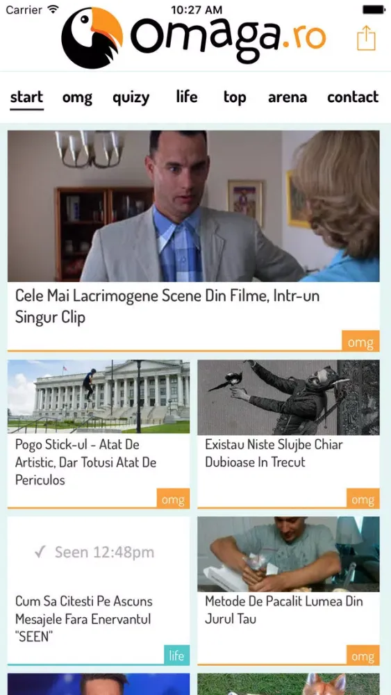 Omaga.ro Screenshots