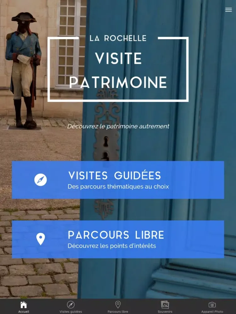 La Rochelle Visite Patrimoine iPad 應用截圖