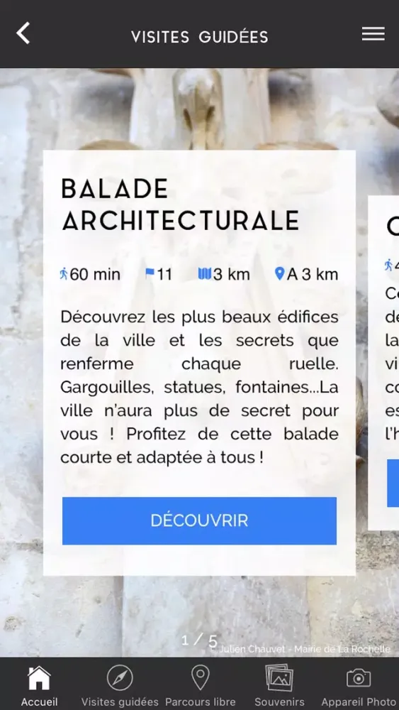 La Rochelle Visite Patrimoine應用截圖