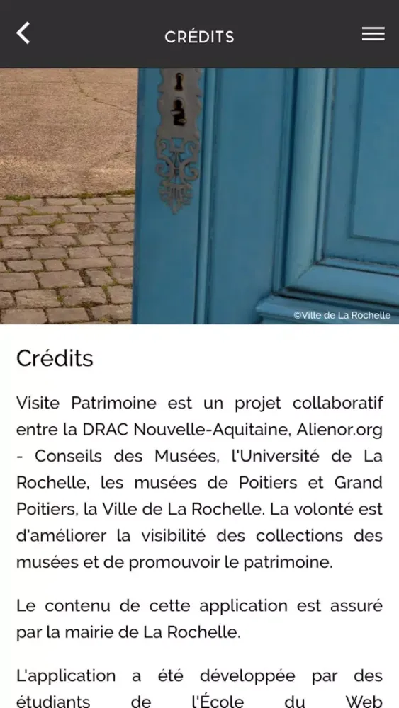 La Rochelle Visite Patrimoine應用截圖
