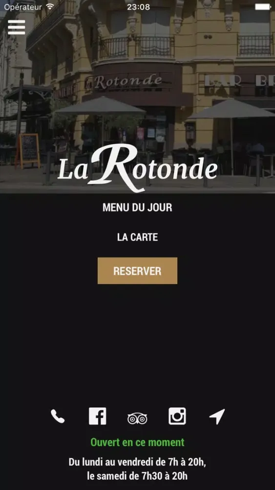 Capturas de pantalla de La Rotonde Perpignan