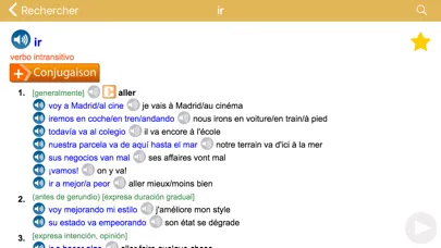 Dictionnaire Français-Espagnol Screenshots