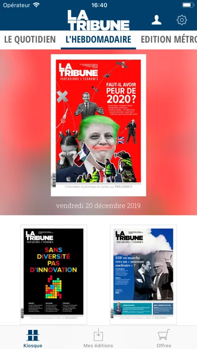 La Tribune - Kiosque Numérique Ekran Görüntüleri