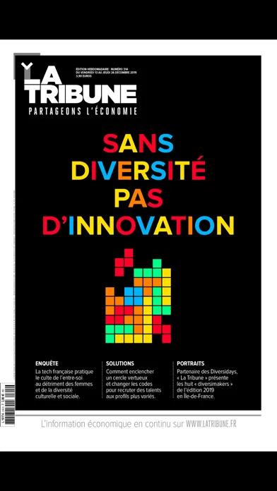 La Tribune - Kiosque Numérique Ekran Görüntüleri