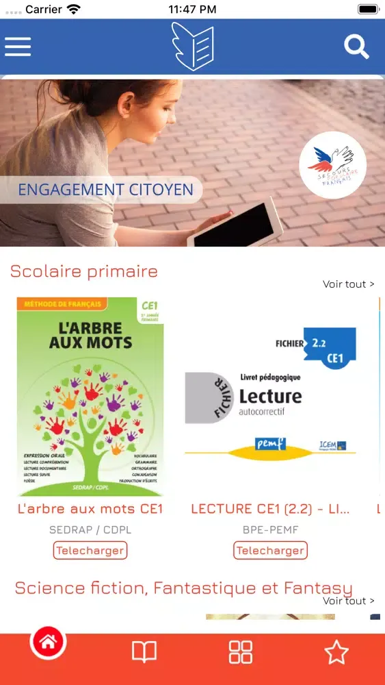 Ảnh chụp màn hình của Kiosk Solidaire