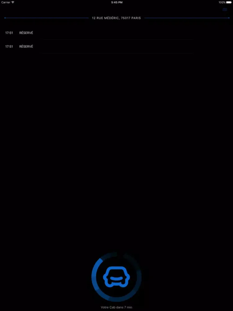 Captures d'écran de LeCab Pro iPad 