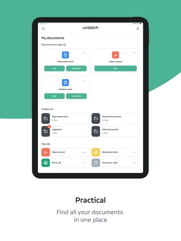 Zrzuty ekranu Unlatch iPad 