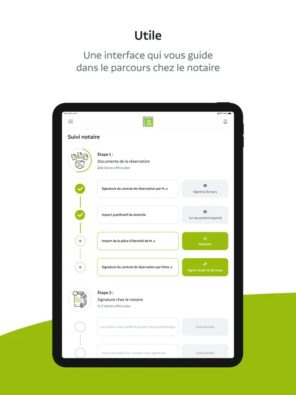 Скриншоты Espace Client Pierre Etoile iPad 