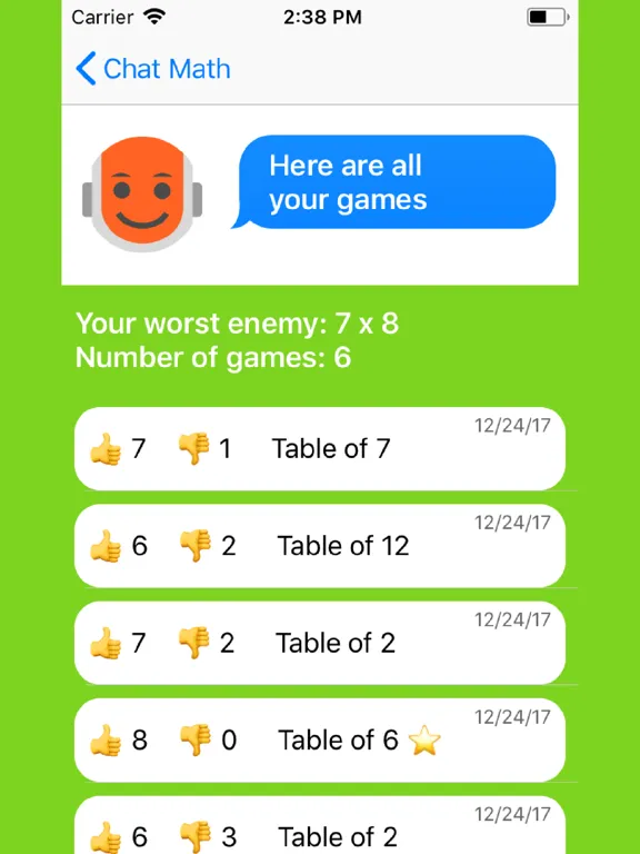 Math Chat - my robot teacher iPad  Ekran Görüntüleri