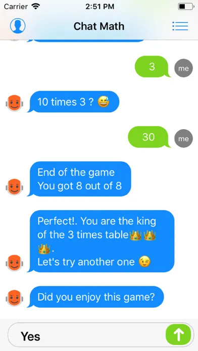 Math Chat - my robot teacher Ekran Görüntüleri