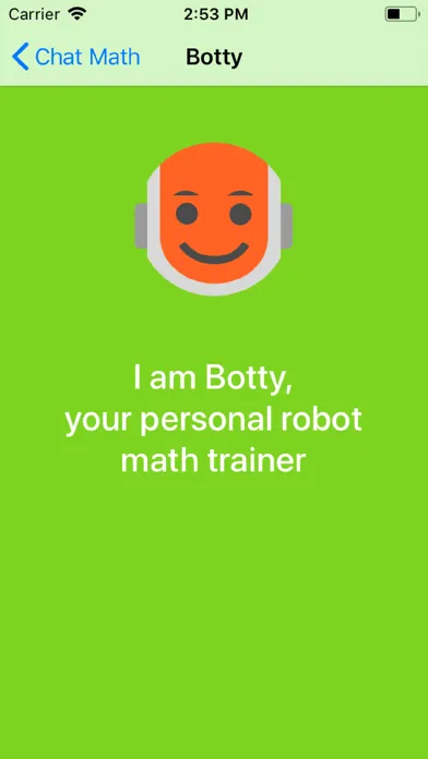 Math Chat - my robot teacher Ekran Görüntüleri