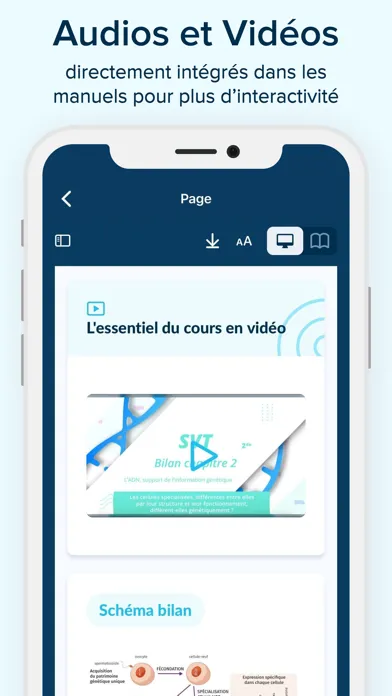 Captures d'écran de Lelivrescolaire.fr