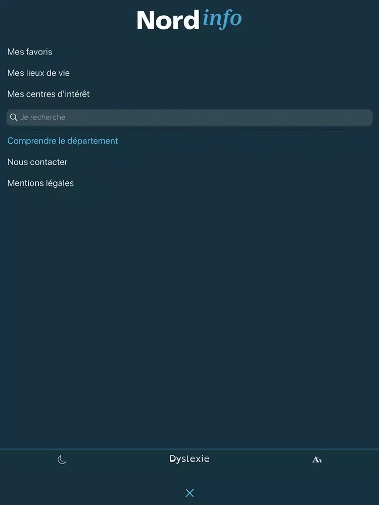 Nord info iPad  Screenshots