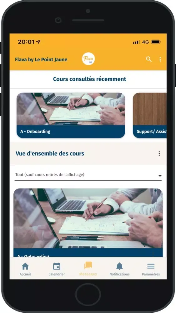 Captures d'écran de Flava By Le Point Jaune