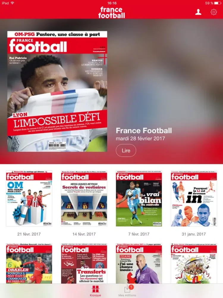 France Football - Le magazine iPad  स्क्रीनशॉट