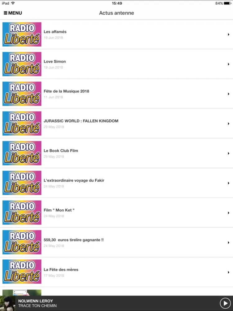 Capturas de pantalla de Radio-Liberté iPad 