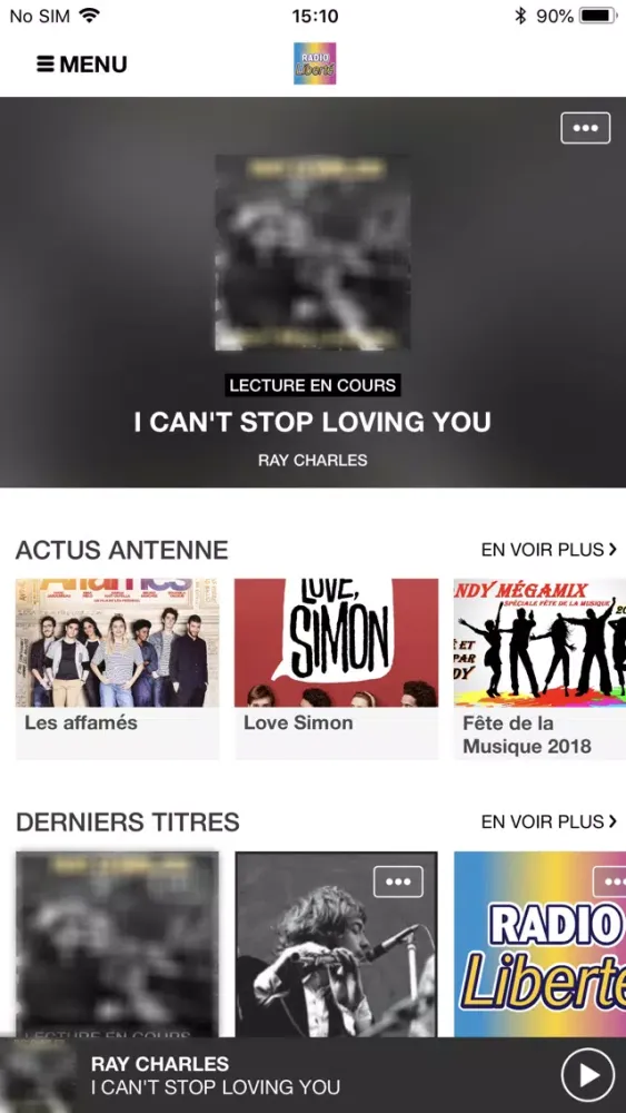 Capturas de pantalla de Radio-Liberté