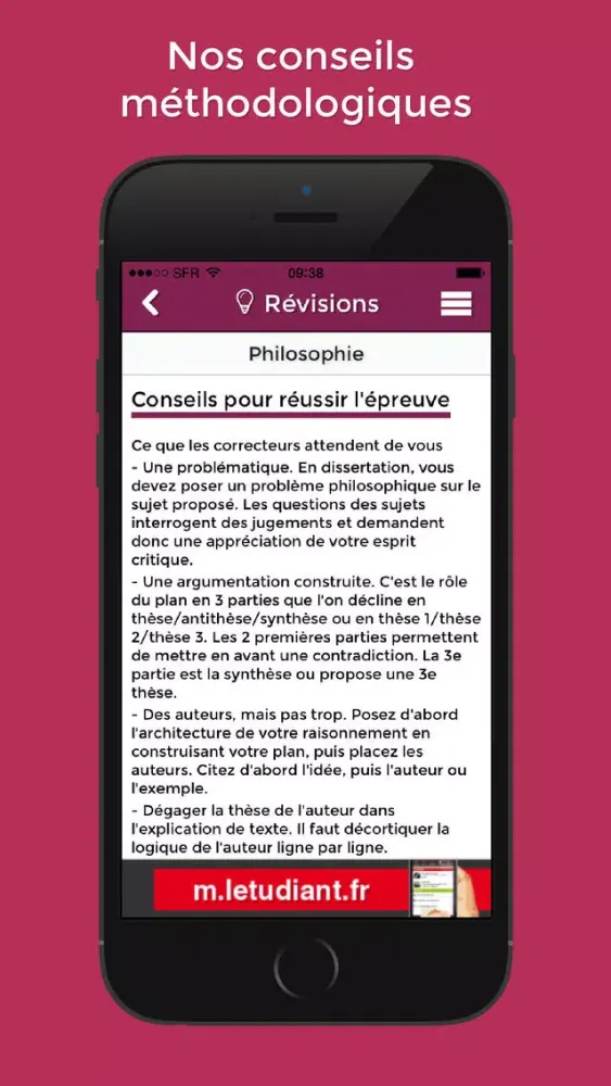 Bac ES 2018 avec l’Etudiant Screenshots