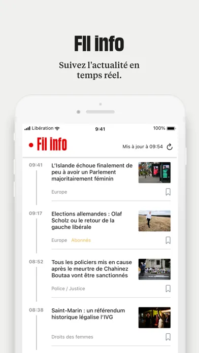 Libération: Info et Actualités স্ক্রিনশট