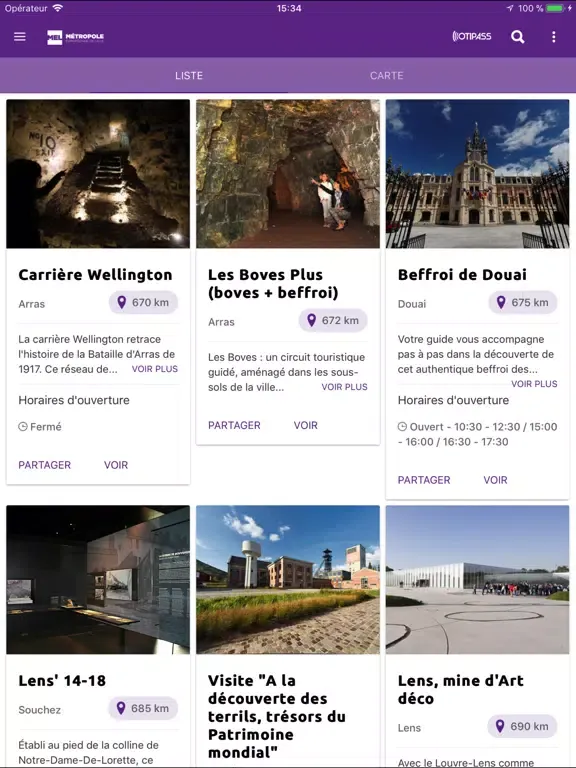 City Pass Lille Métropole iPad  Screenshots