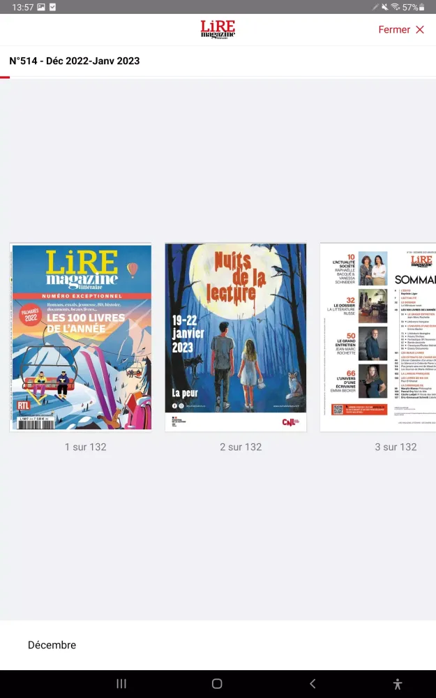 Capturas de tela do Lire avec Ouest-France