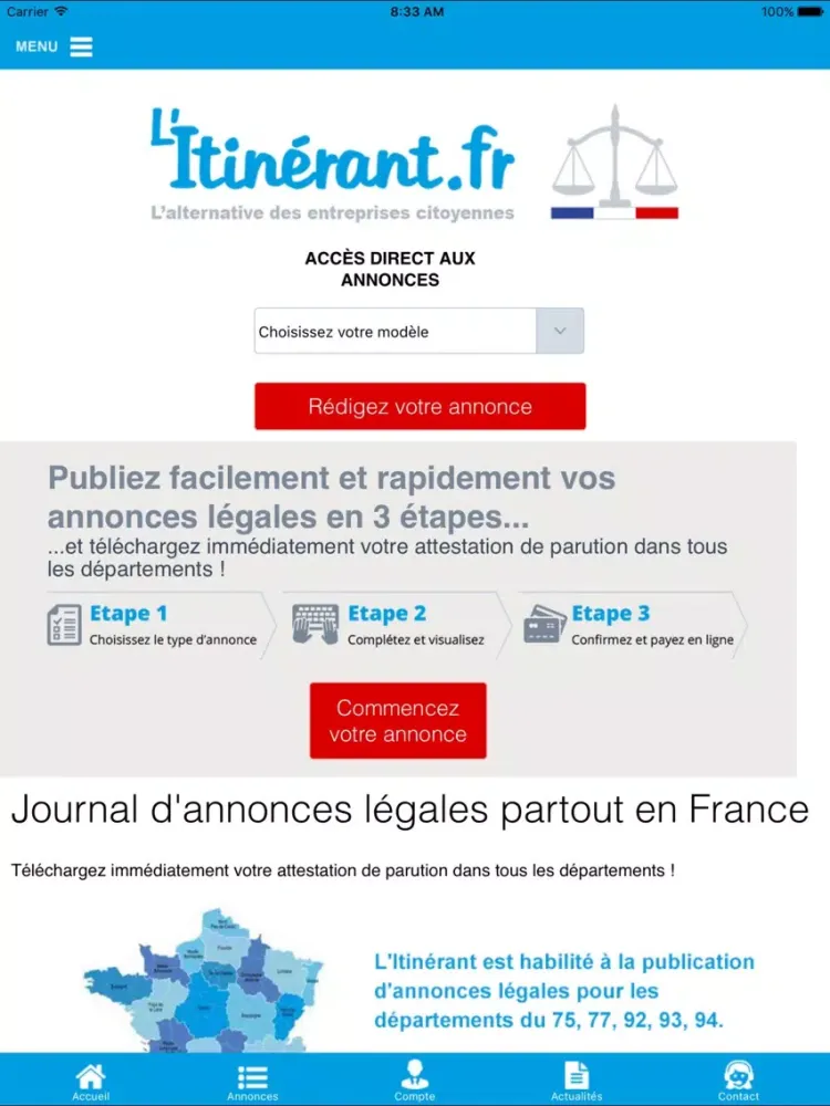 l’Itinérant iPad  سکرین شاٹس