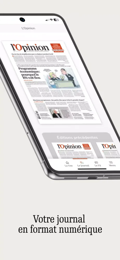Ảnh chụp màn hình của l'Opinion