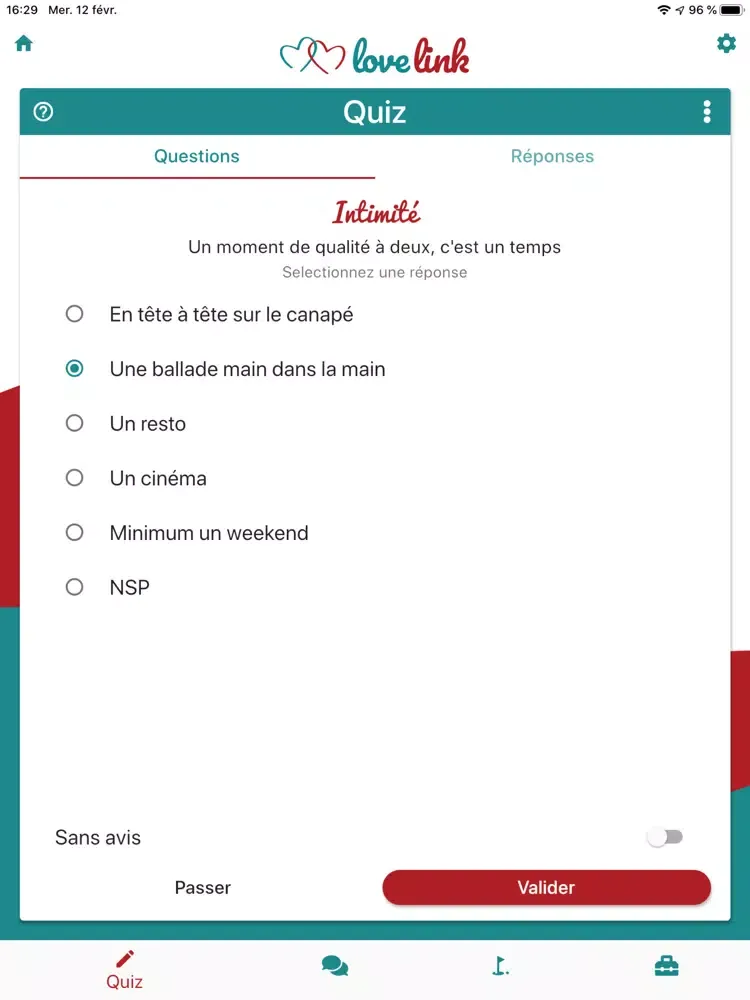 Capturas de tela do Lovelink - Pour mieux s'aimer iPad 