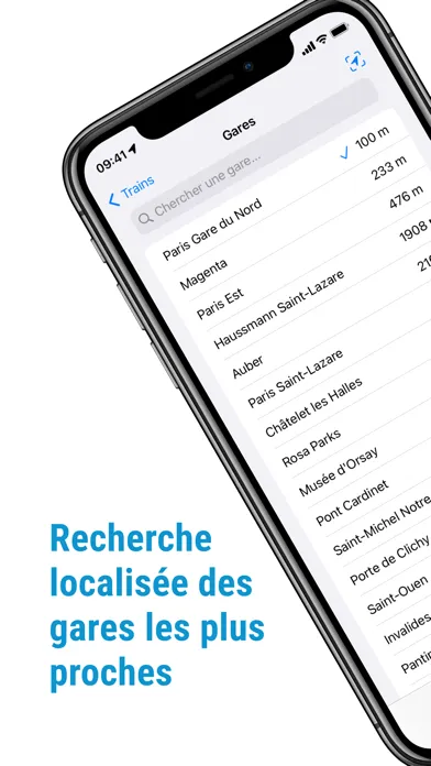 Zrzuty ekranu ProchainTrain (Île-de-France)