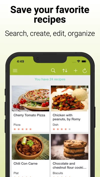 ภาพหน้าจอของ Cookmate - My Recipe Organizer