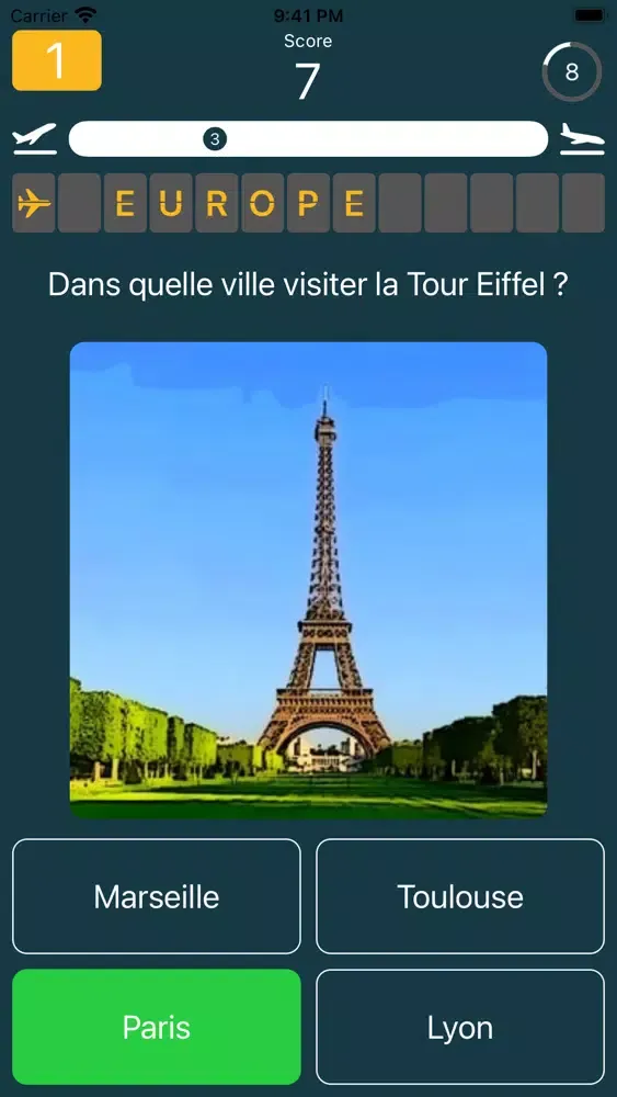 ภาพหน้าจอของ Quizzy Travel