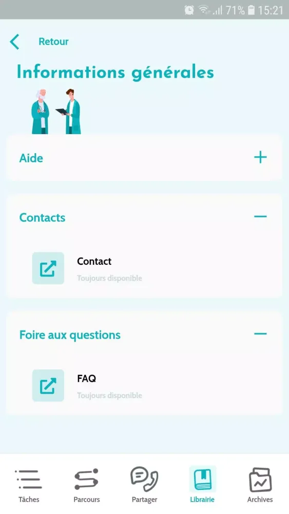 Maela Patient Screenshots