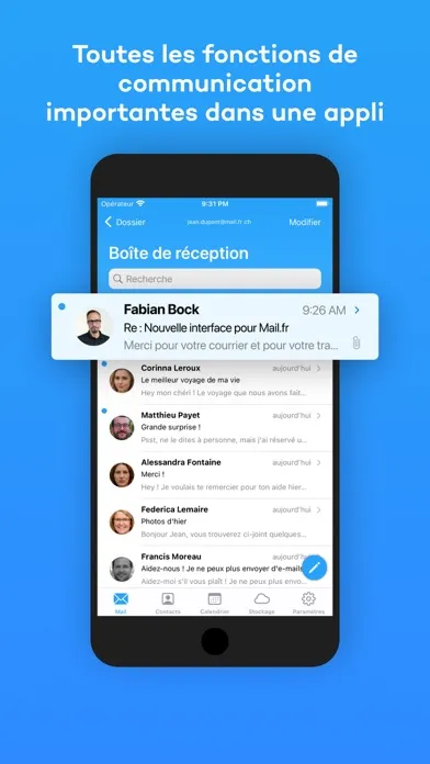 Capturas de pantalla de mail.fr Mail