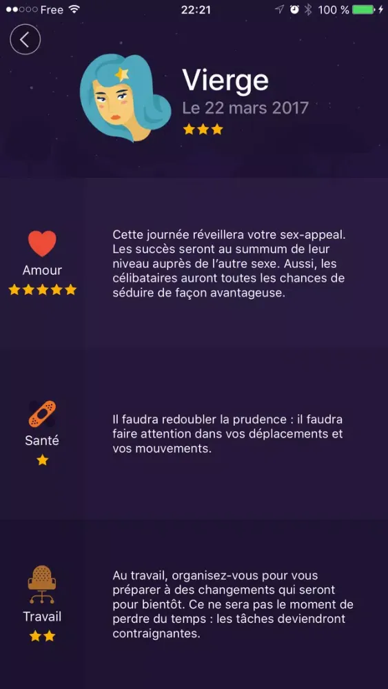 Horoscope Astral - horoscope quotidien gratuit スクリーンショット