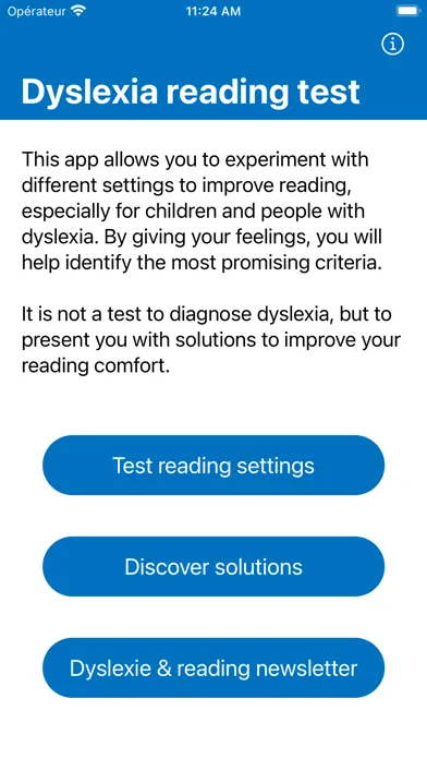 Tangkapan skrin Dyslexia speed reading test iq