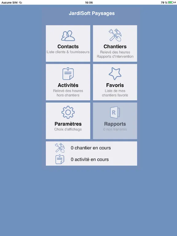 ภาพหน้าจอของ MédiaSofts Mobilité iPad 