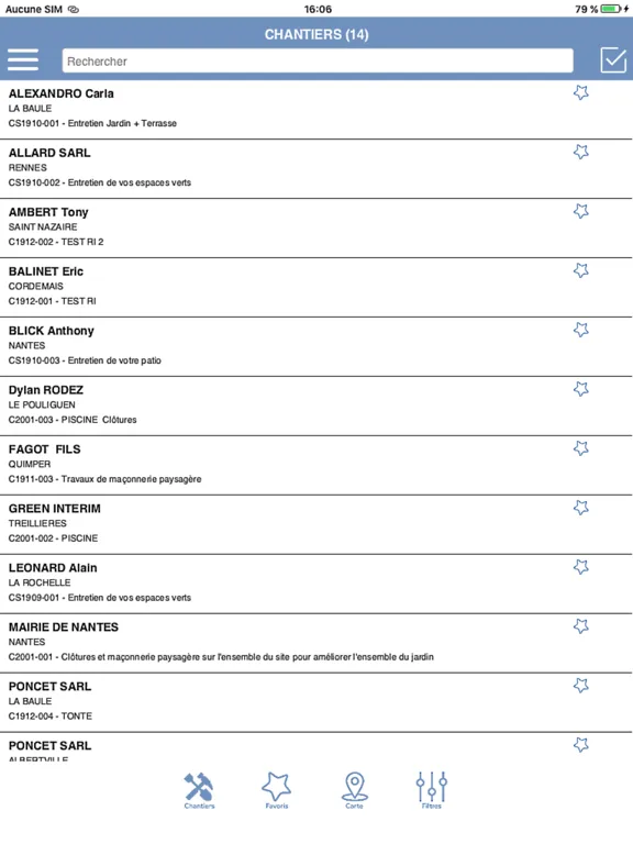 ภาพหน้าจอของ MédiaSofts Mobilité iPad 