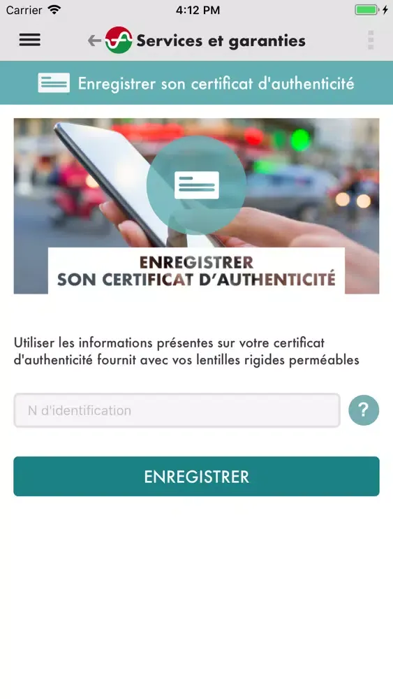 Mon Passeport Lentilles应用截图