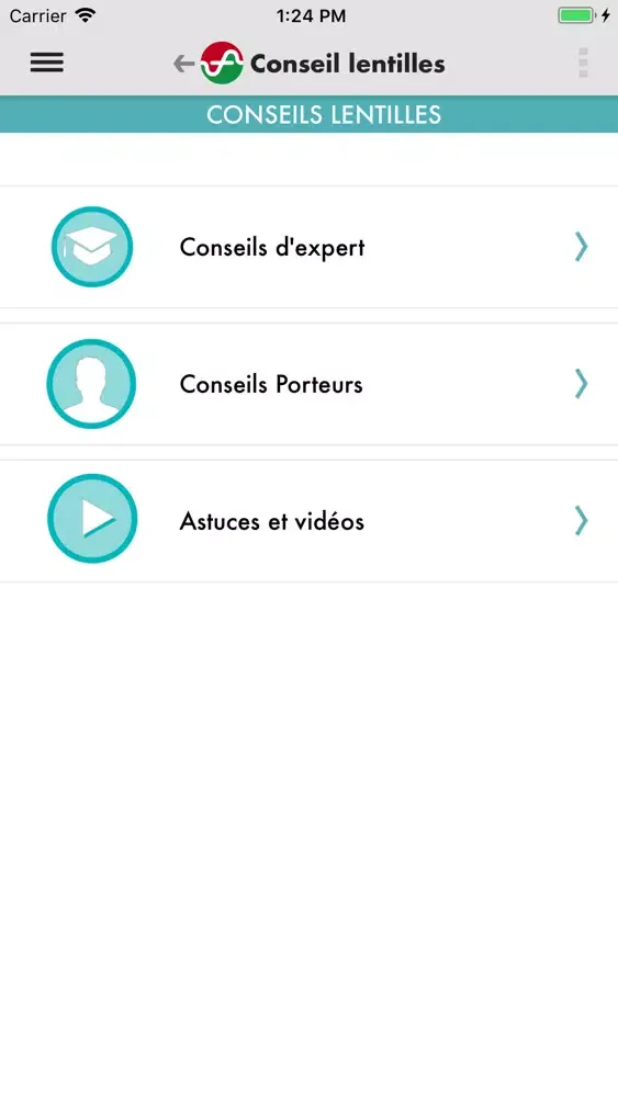 Mon Passeport Lentilles应用截图