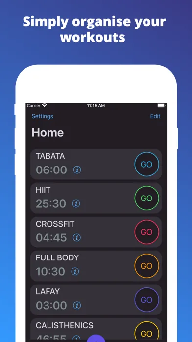Скриншоты Timefit Pro - Interval timer