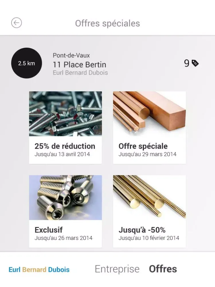 Capturas de pantalla de Metaux Dubois iPad 