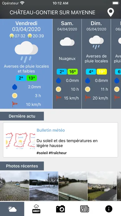 La météo en Mayenne应用截图