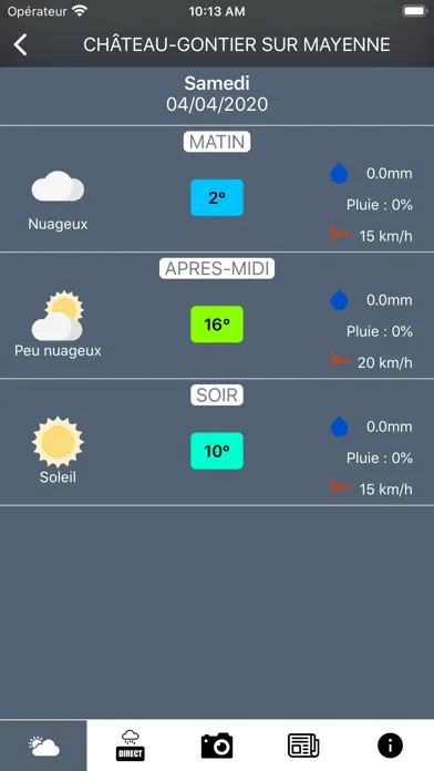 La météo en Mayenne应用截图