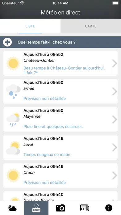 La météo en Mayenne应用截图