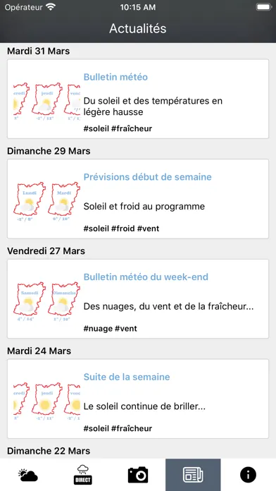 La météo en Mayenne应用截图